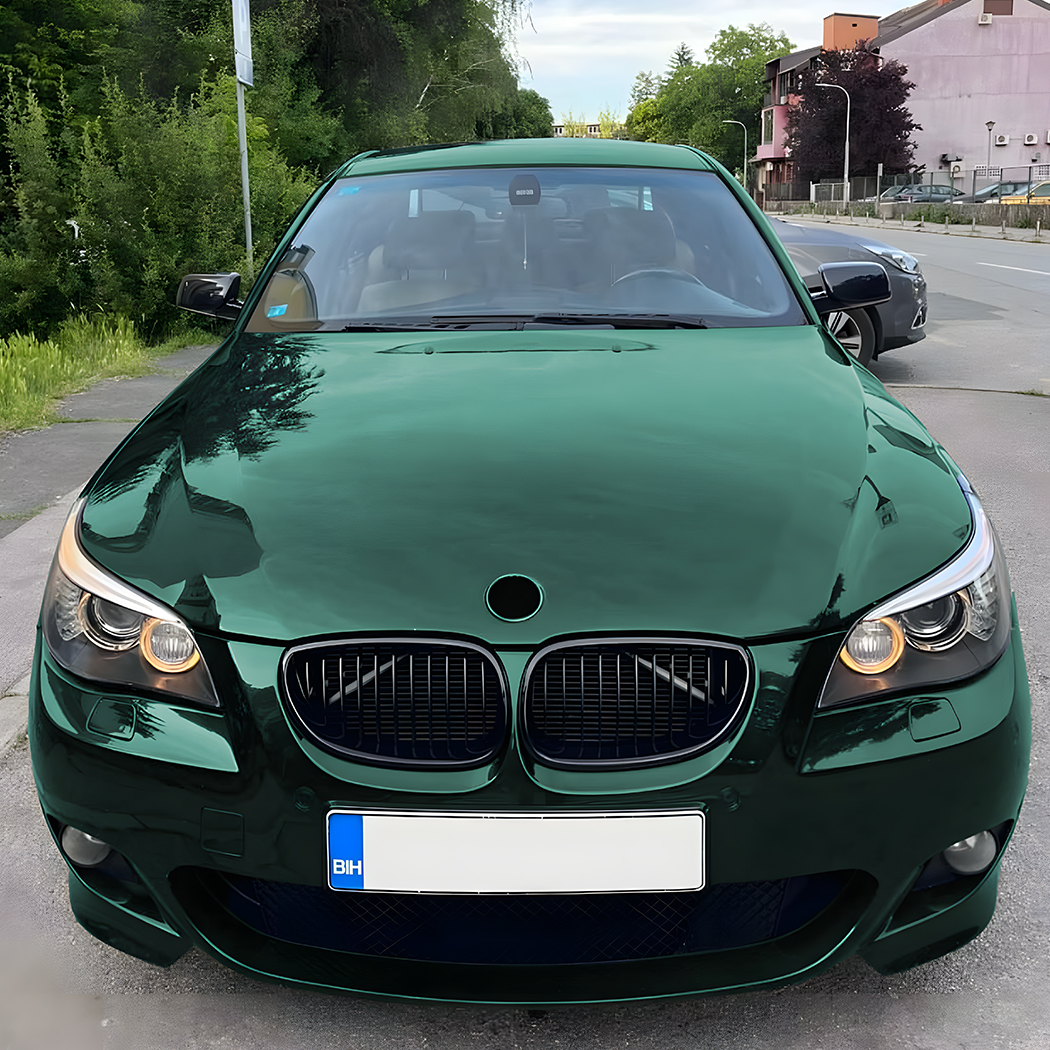 AMP-Z Front Bumper Grille Grill For BMW 5 Series E60 E61 2004-2010