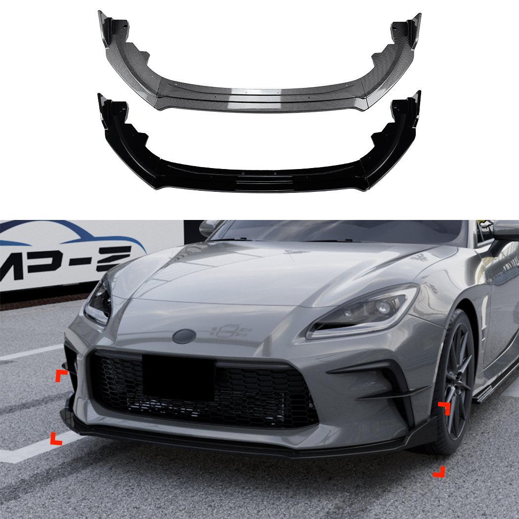Front Bumper Lip Spiltter For Toyota GR86 2022+
