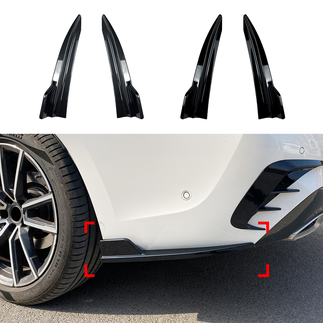 AMP-Z Rear Side Splitter Sticker For BMW 3 Series G20 Pre-facelift 2019-2022