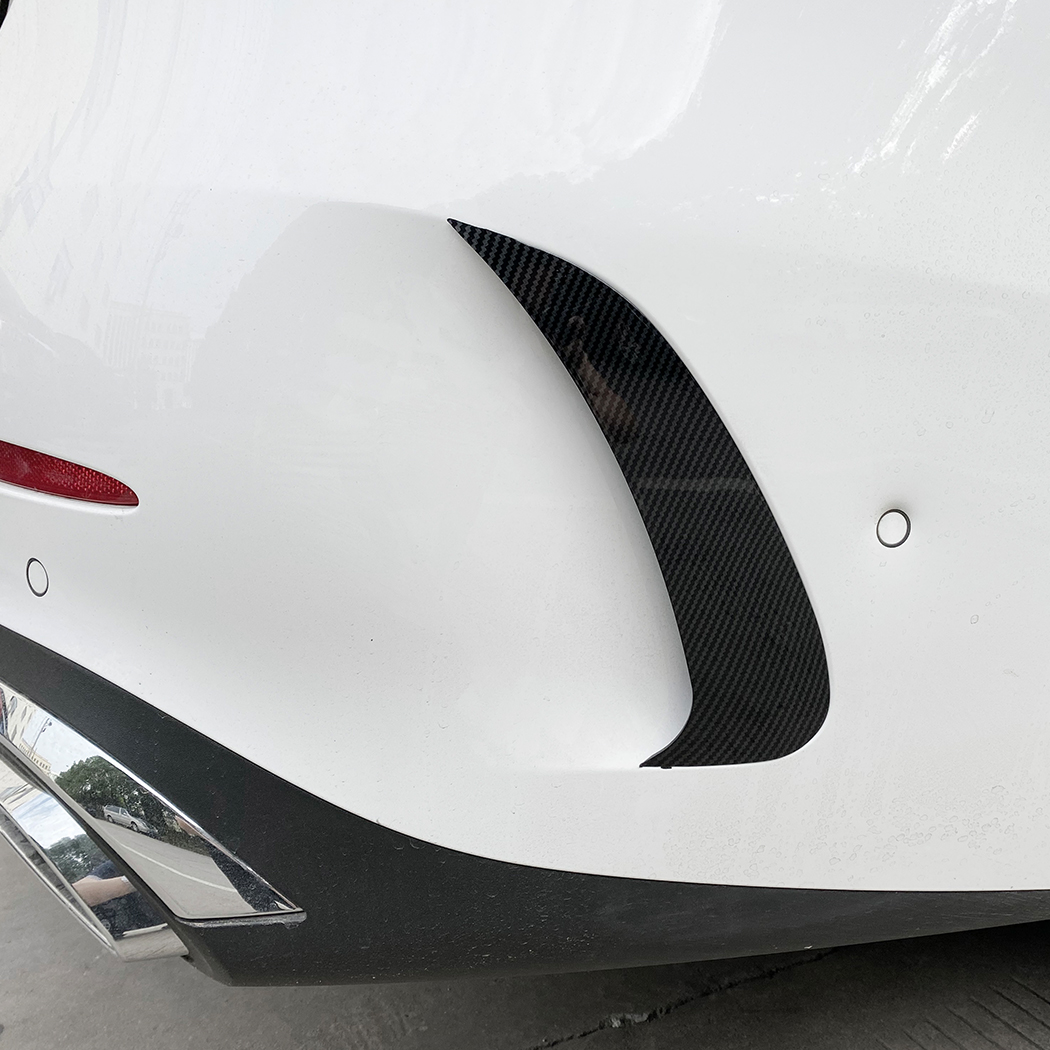 AMP-Z Rear Bumper Fins Spoiler Canards For Mercedes Benz C Class W206 2022+