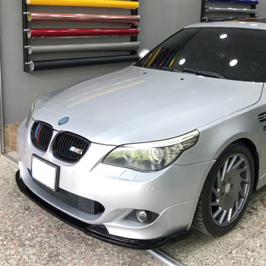 AMP-Z Front Bumper Lip Spiltter For BMW 5 Series E60 E61 MT 2005-2010