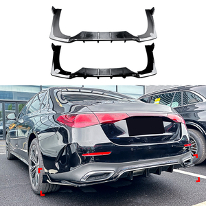 AMP-Z Rear Bumper Spoiler Lip For Mercedes Benz E Class W214 S214 AMG Line 2024+