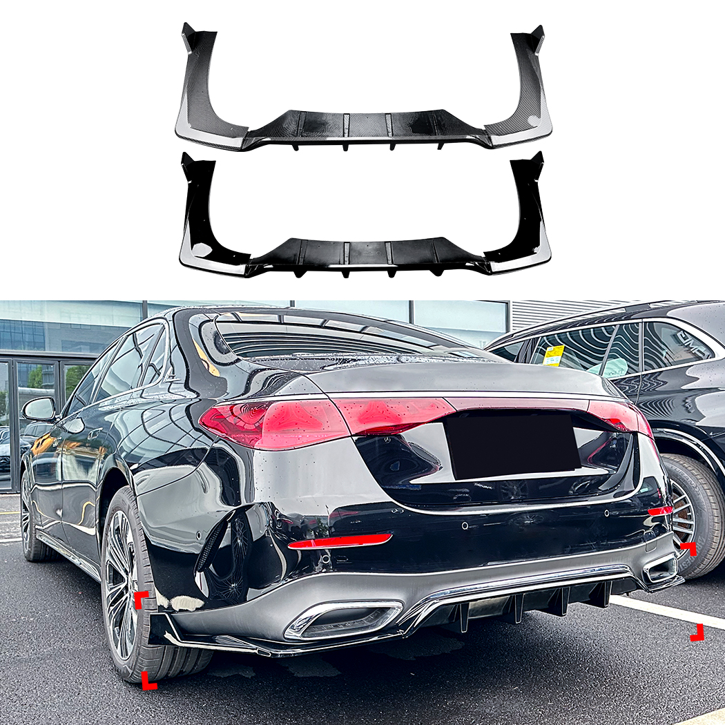 AMP-Z Rear Bumper Spoiler Lip For Mercedes Benz E Class W214 S214 AMG Line 2024+