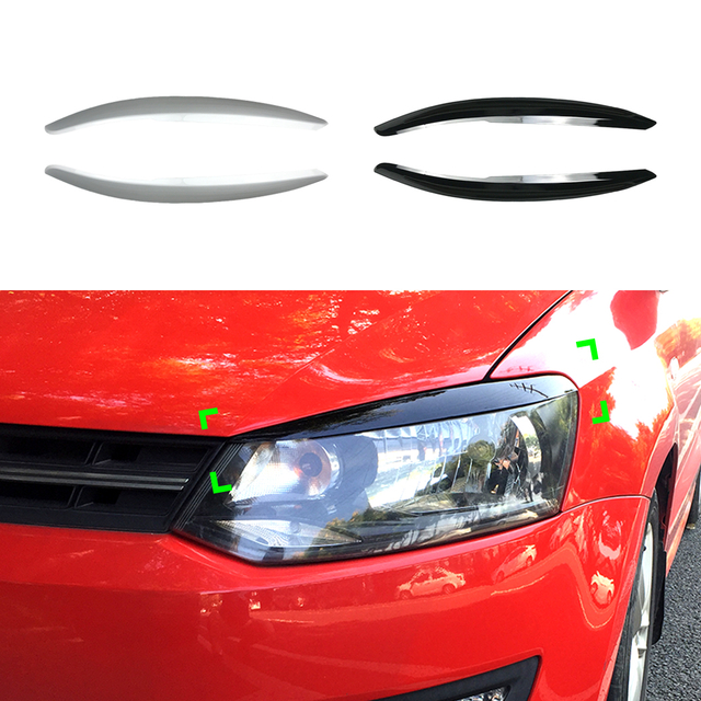 amp-z الحواجب الحواجب الجفون ملصق لجفون VW Volkswagen Polo MK5 6R 6C 2010-2017