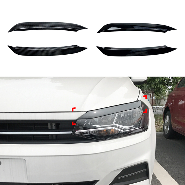 ملصق جفون حواجب المصباح AMP-Z لـ VW Volkswagen Polo MK6 2018+