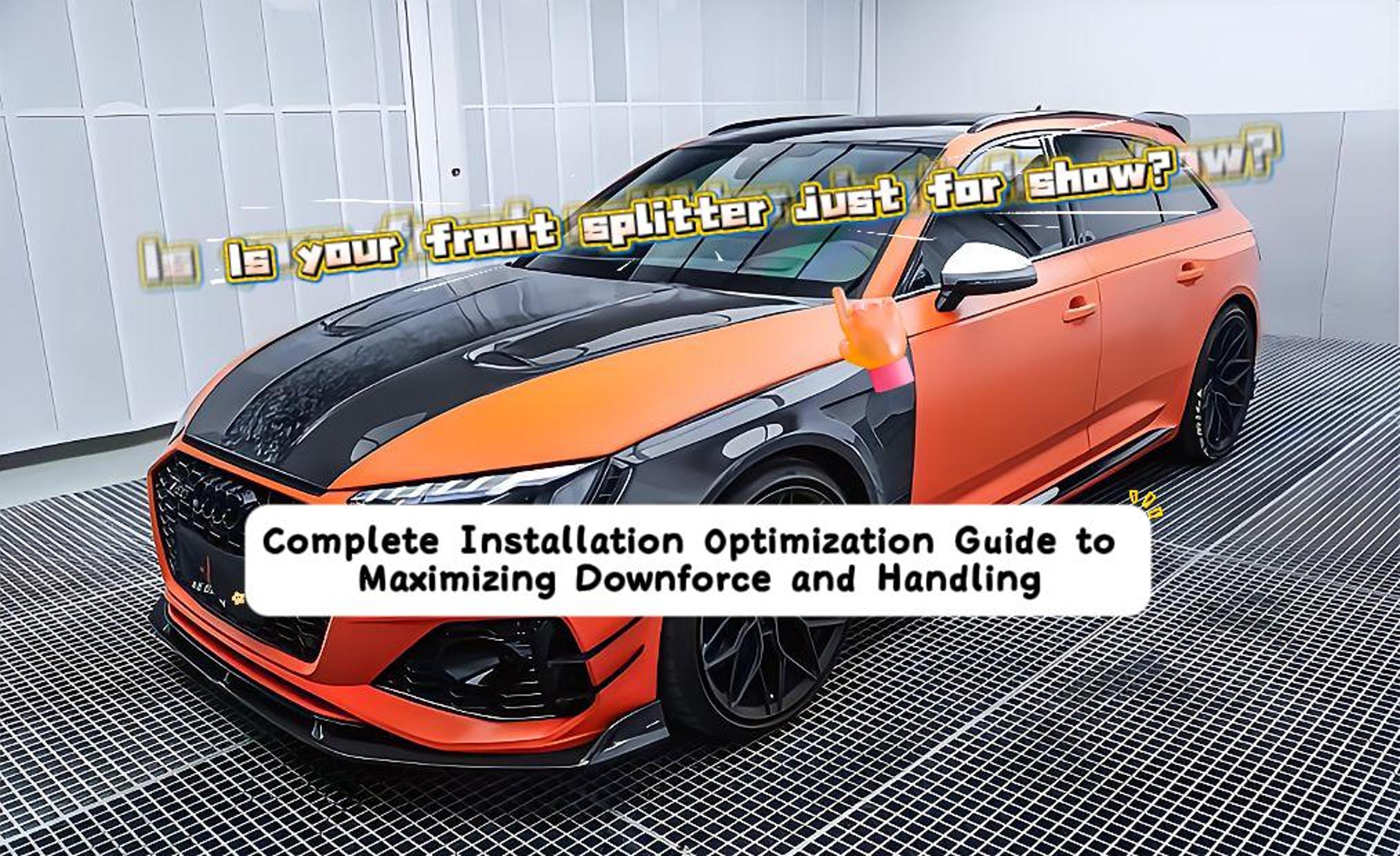 The Ultimate Guide To Installing And Maximizing Front Canards for Performance Vehicles.jpg