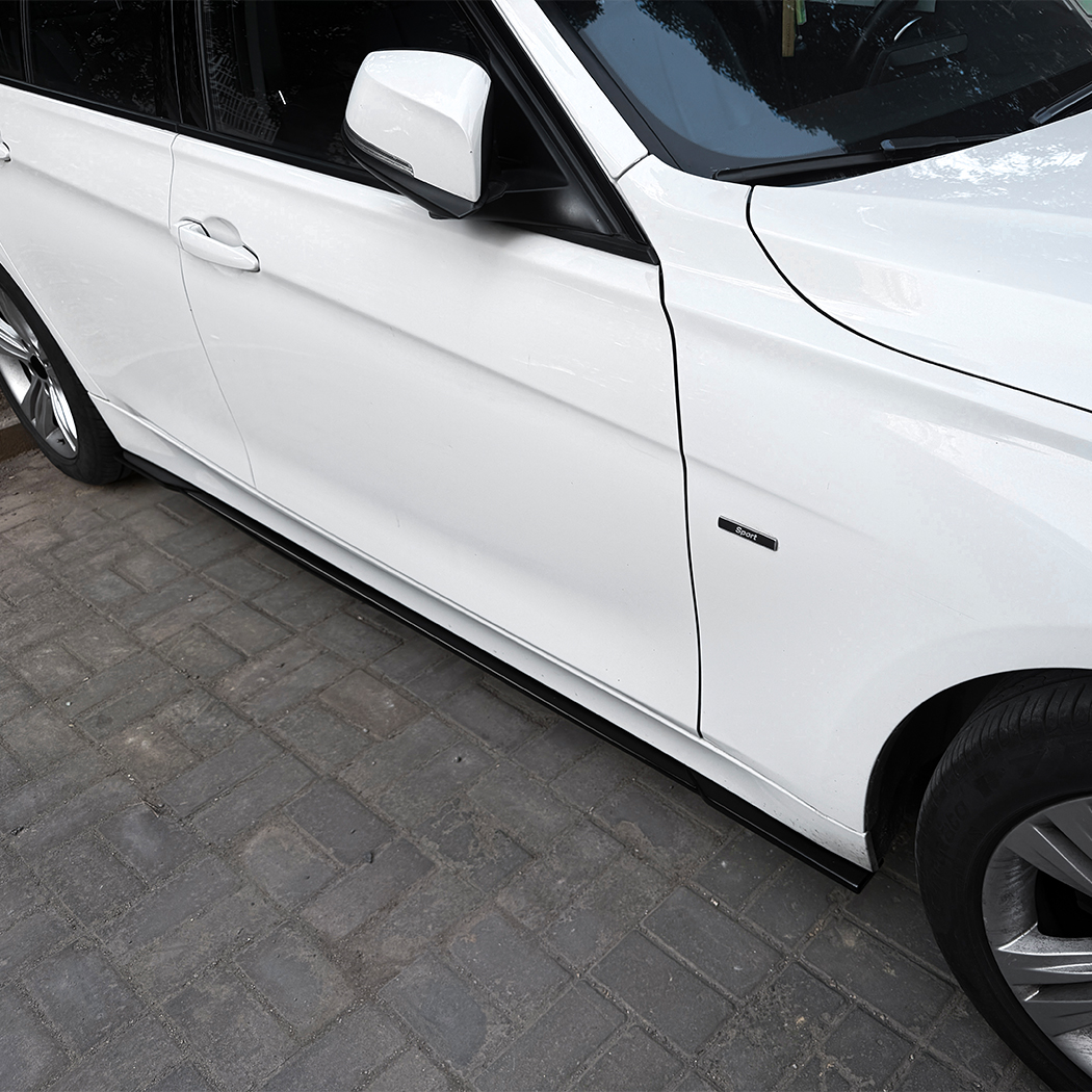 AMP-Z Side Skirt Rocker Panel Splitter Lip For BMW 3 Series F30 F31 Standard 2013-2019