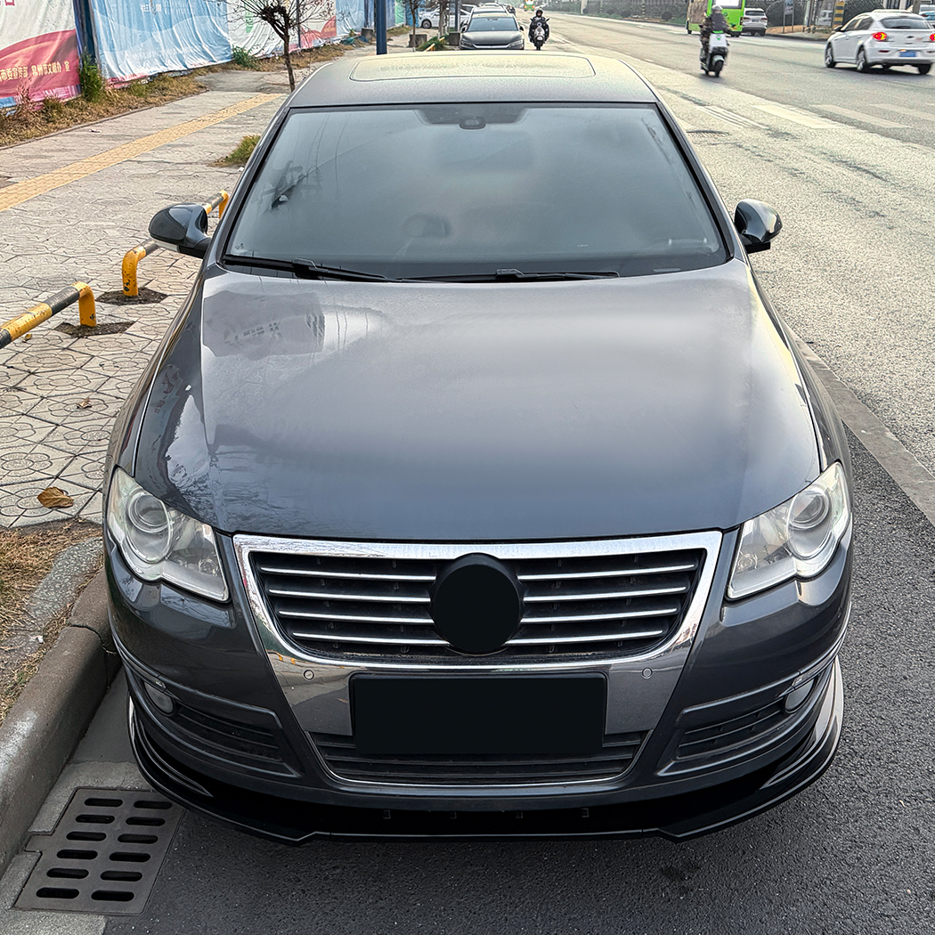 AMP-Z Front Bumper Lip Splitter For VW Volkswagen Passat B6 2005-2010