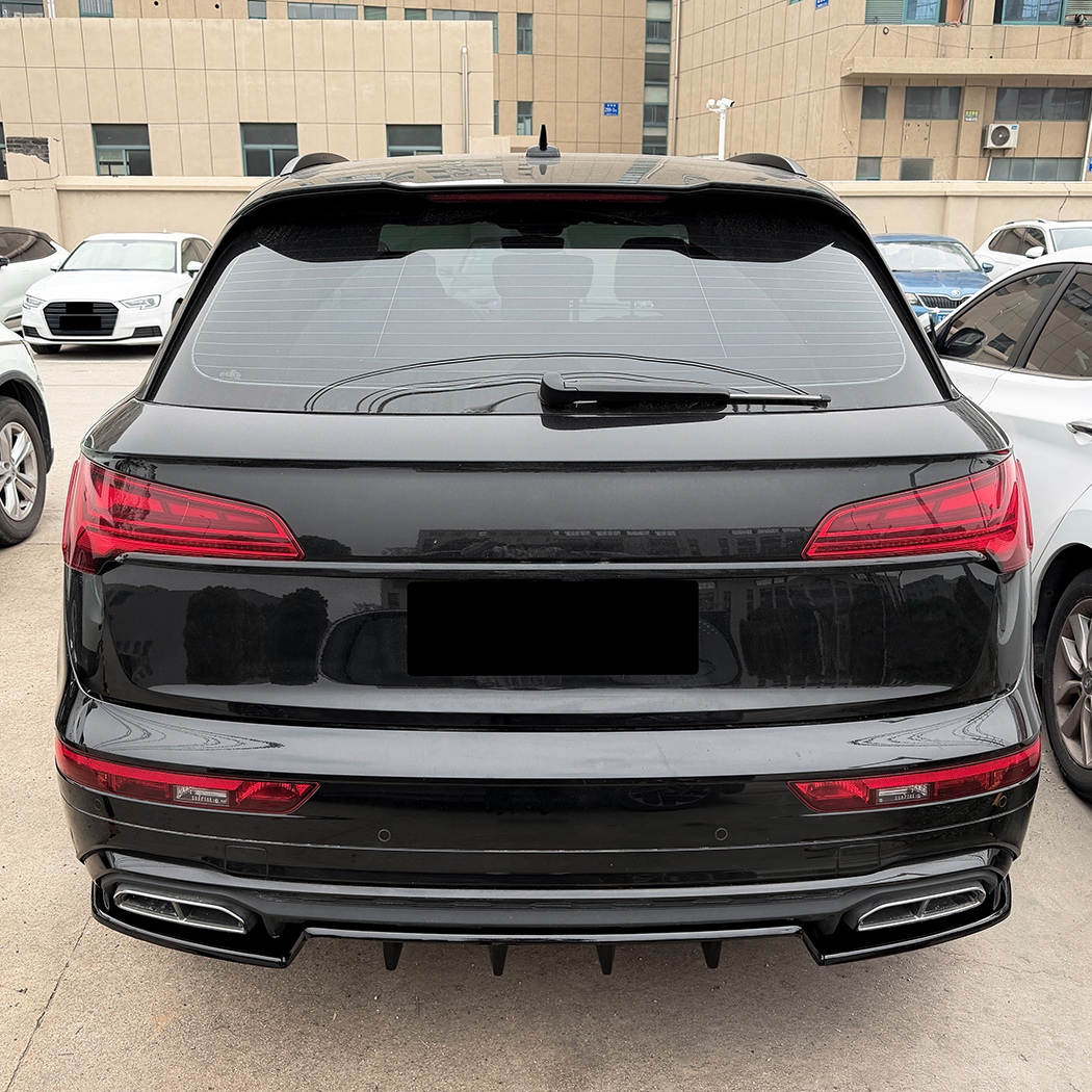 AMP-Z Rear Bumper Spoiler Lip For Audi Q5 FY Facelift Sline 2021-2024