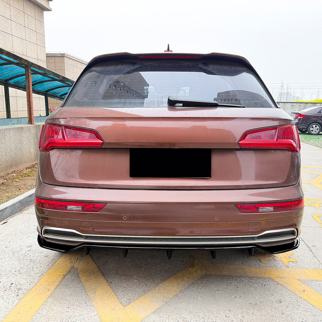 AMP-Z Rear Bumper Spoiler Lip For Audi Q5 FY Pre-facelift Sline 2018-2020