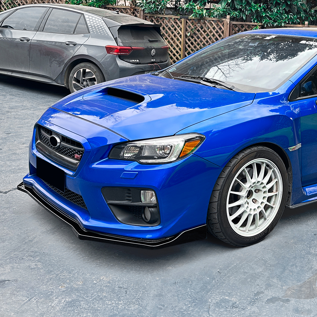 AMP-Z Front Bumper Lip Spiltter For Subaru WRX STI VA 2015-2021