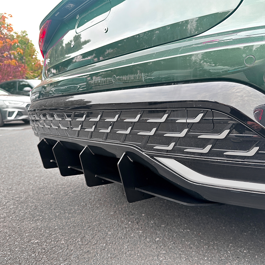 AMP-Z Rear Bumper Spoiler Diffuser Valance Lip For Audi A3 8Y Sline Facelift Hatchback 2025+