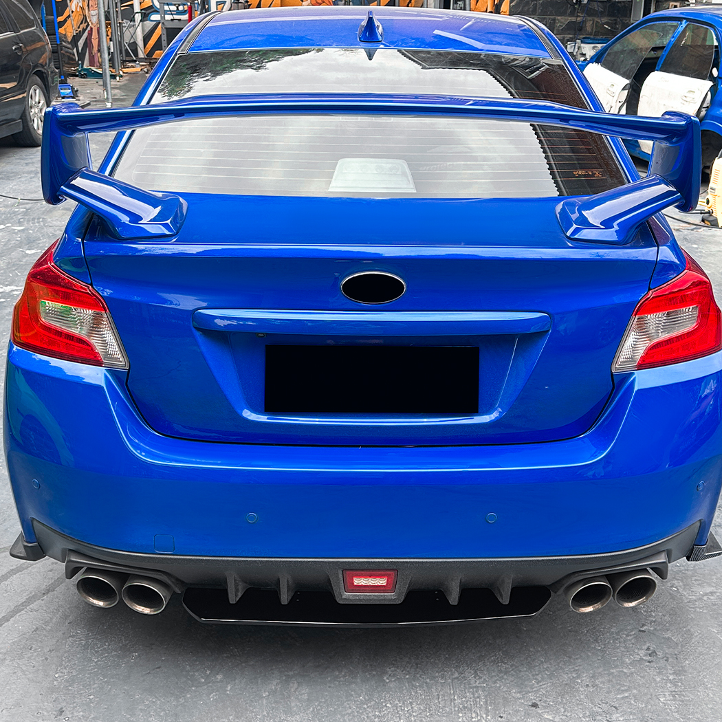 AMP-Z Rear Bumper Spoiler Lip Type A For Subaru WRX STI VA 2015-2021