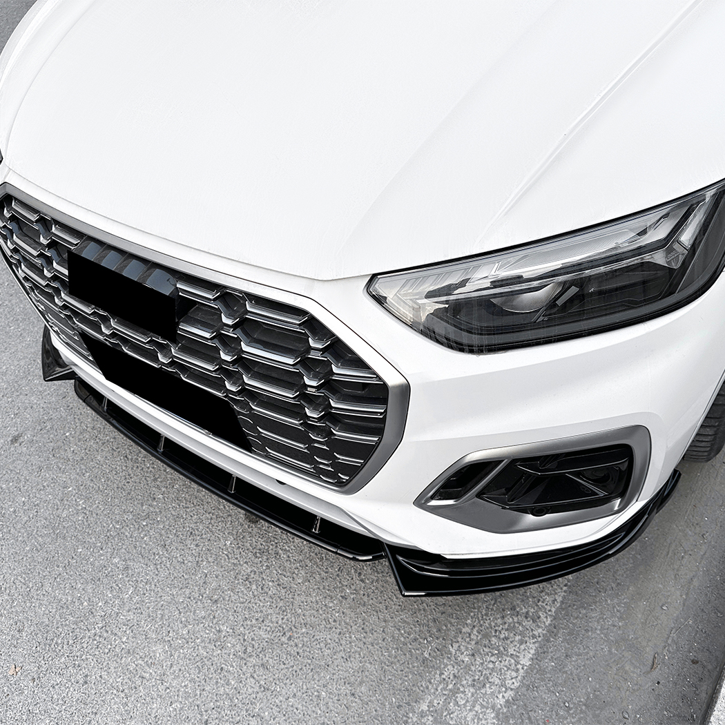 AMP-Z Front Bumper Lip Spiltter For Audi Q5 FY Sline Facelift 2021-2024