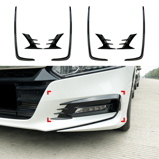 amp-z الأمامية الوفير زعانف المفسد المفسد لـ Honda Accord 2018+