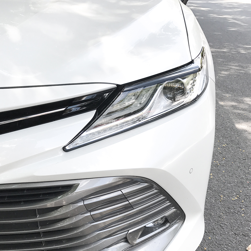 AMP-Z Headlight Eyebrows Eyelids Sticker For Toyota Camry 2018+