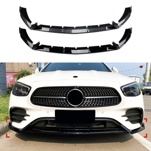 AMP-Z Front Bumper Lip Spiltter For Mercedes Benz E Class W213 C238 Facelift AMG-Line 2021+