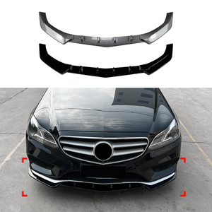 AMP-Z Front Bumper Lip Spiltter For Mercedes Benz E Class W212 Facelift AMG-Line 2012-2015