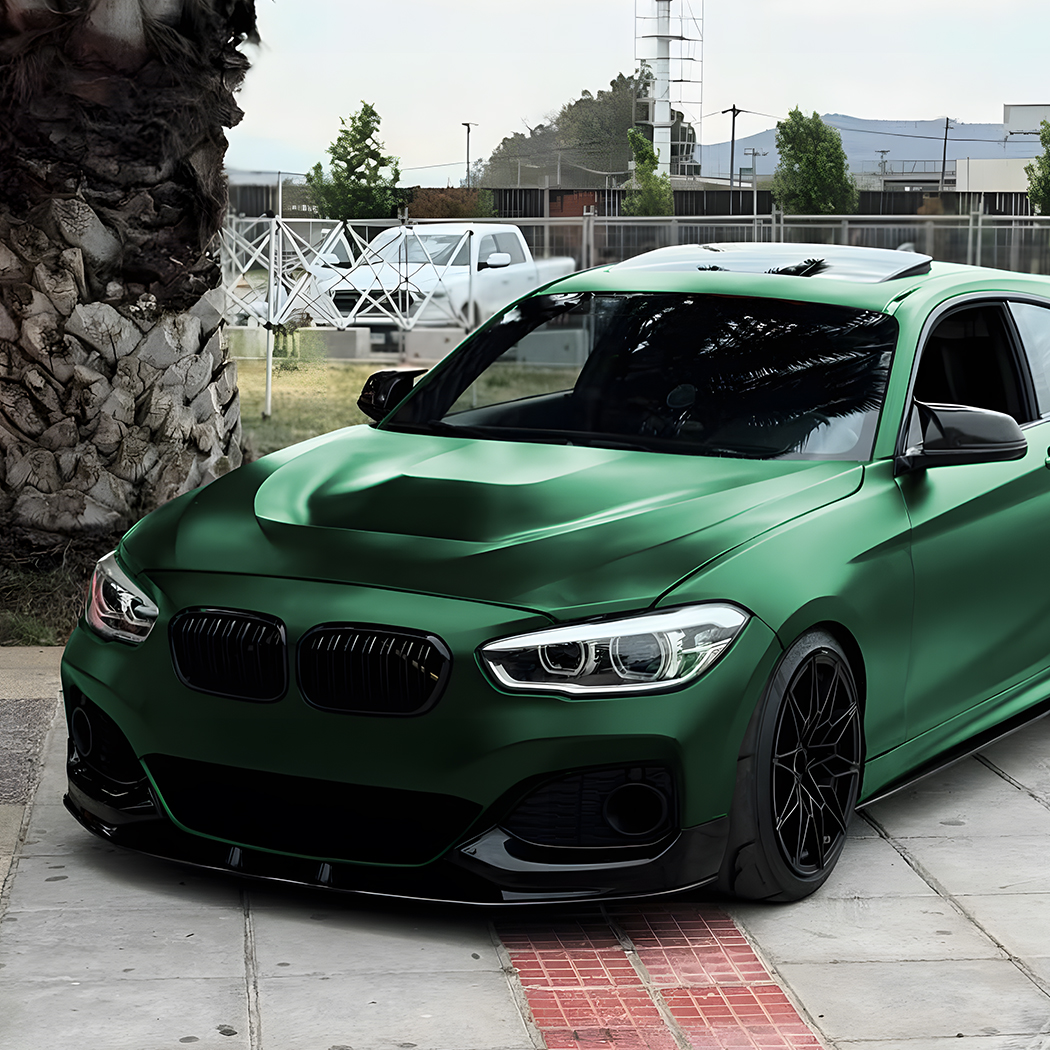 AMP-Z Front Bumper Lip Spiltter For BMW 1 Series F20 F21 LCI M-Pack 2015-2019