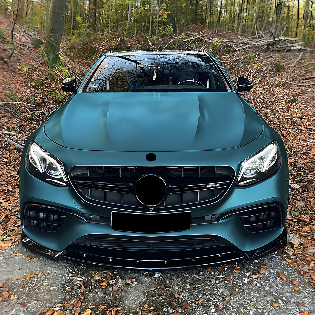 AMP-Z Front Bumper Lip Spiltter For Mercedes Benz E Class W213 E63 AMG 2016-2020