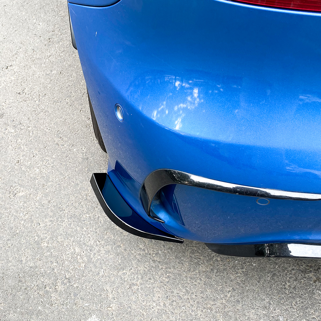 AMP-Z Rear Side Splitter Sticker For Mercedes Benz A Class W176 AMG Line 2013-2018