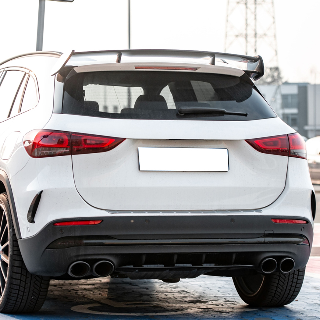 AMP-Z Rear Bumper Spoiler Lip For Mercedes Benz GLA Class GLA 180 200 220 GLA35 GLA45 H247 AMG-Line 2020+