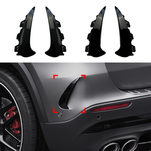 AMP-Z Rear Bumper Fins Spoiler Canards For Mercedes Benz GLA Class GLA H247 AMG-Line 2020+