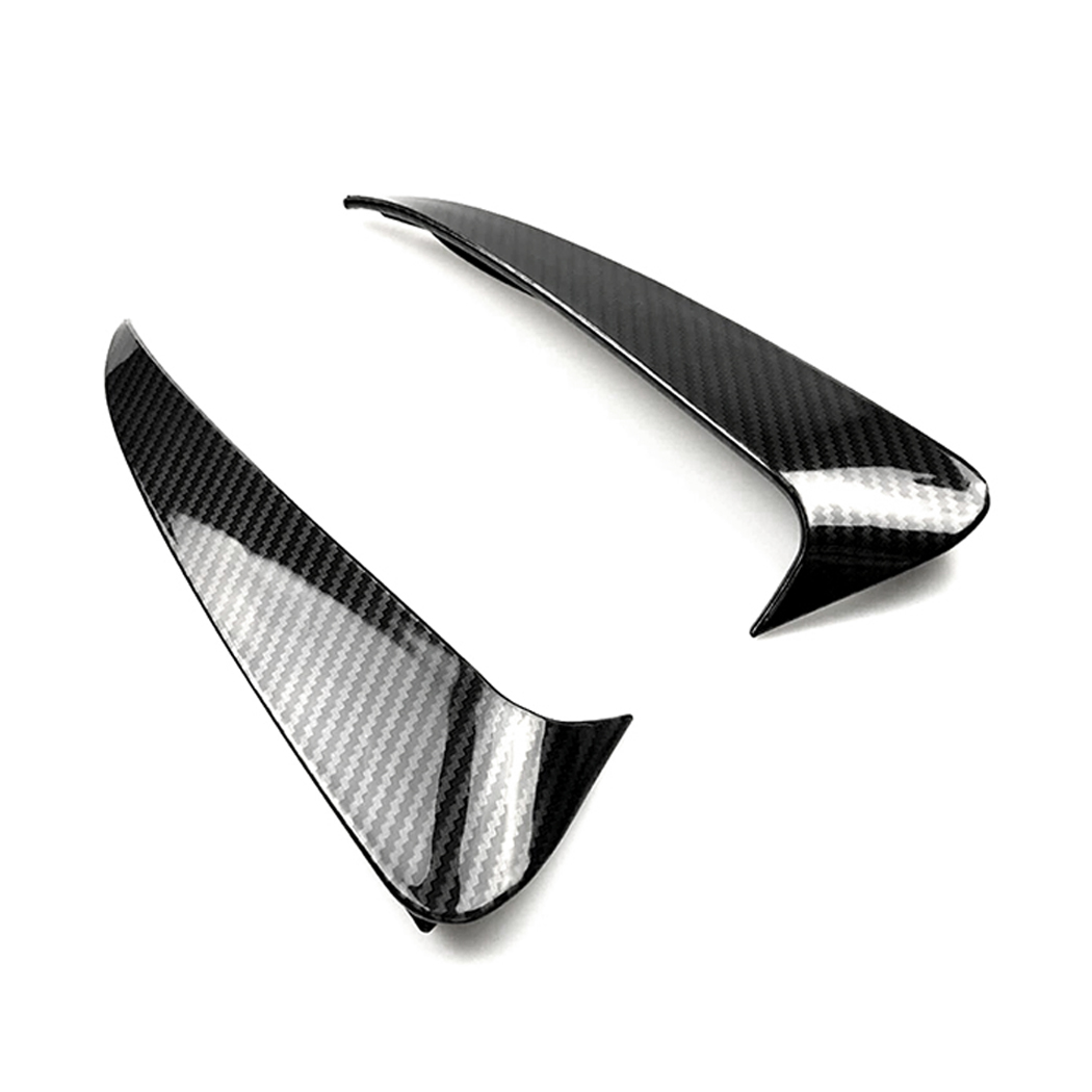 AMP-Z Rear Bumper Fins Spoiler Canards For Mercedes Benz C Class C205 2015-2021