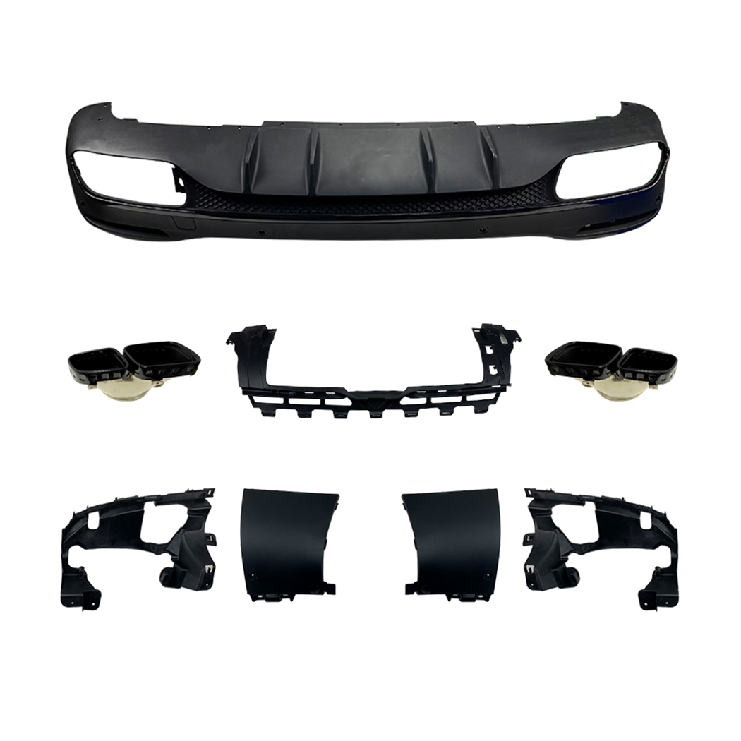 AMP-Z Rear Bumper Spoiler Lip For Mercedes Benz GLE Class W167 X167 AMG-Line 2019+