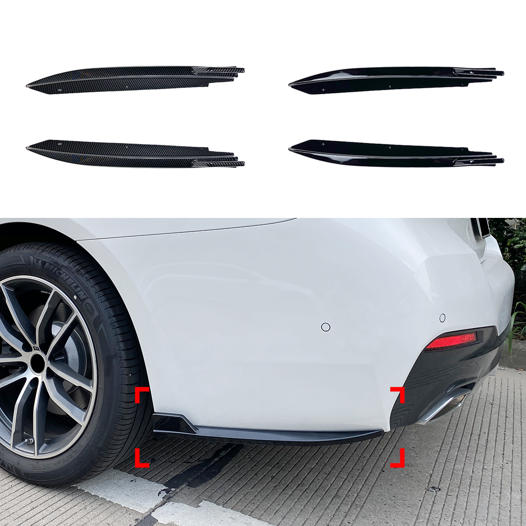 AMP-Z Rear Side Splitter Sticker For BMW 5 Series G30 M-Tech 2017-2023