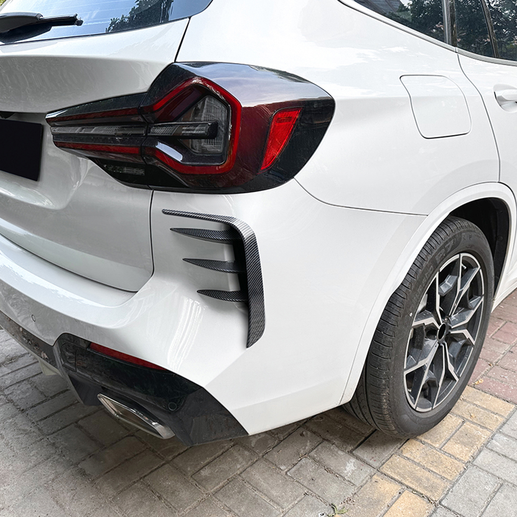AMP-Z Rear Bumper Fins Spoiler Canards For BMW X3 G01 2022+