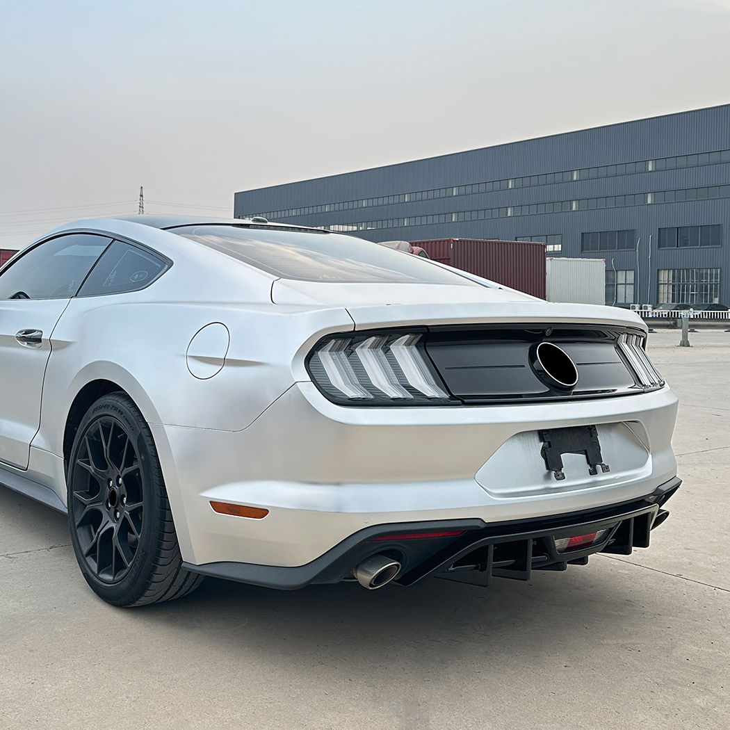 AMP-Z Rear Bumper Spoiler Lip For Ford Mustang MK6.5 2018-2023