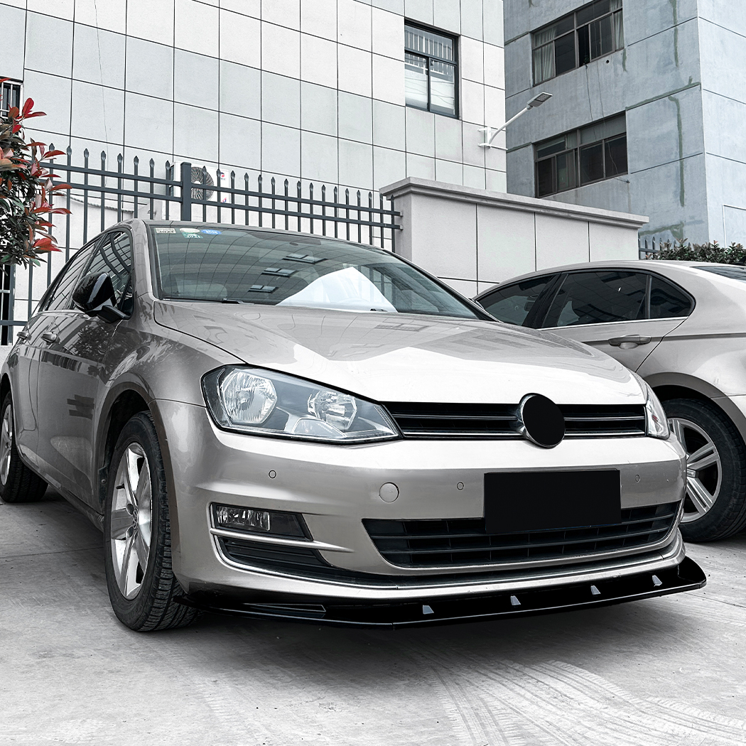 AMP-Z Front Bumper Lip Spiltter For VW Volkswagen Golf MK7 Standard 2013-2016