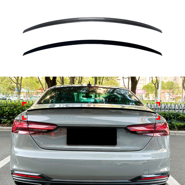 Spoiler de asa traseira do AMP-Z para Audi A5 F5 cupê 2017-2024