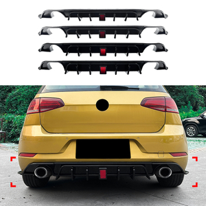 AMP-Z Rear Bumper Spoiler Lip For VW Golf MK7.5 Standard GTI 2017-2019