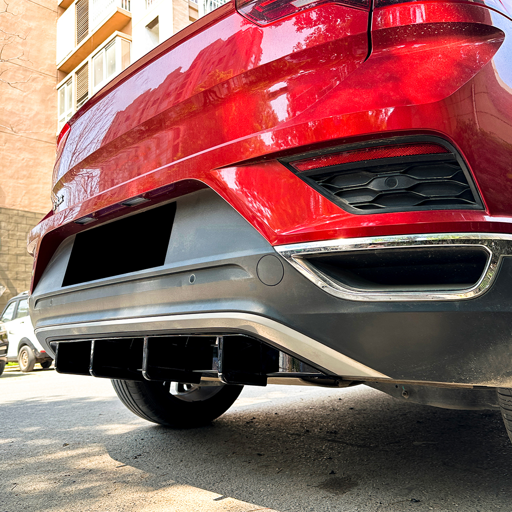 AMP-Z Rear Bumper Spoiler Lip For VW Volkswagen T-Roc Standard 2018-2022