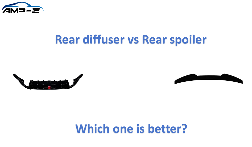 rear diffuser vs rear spoiler