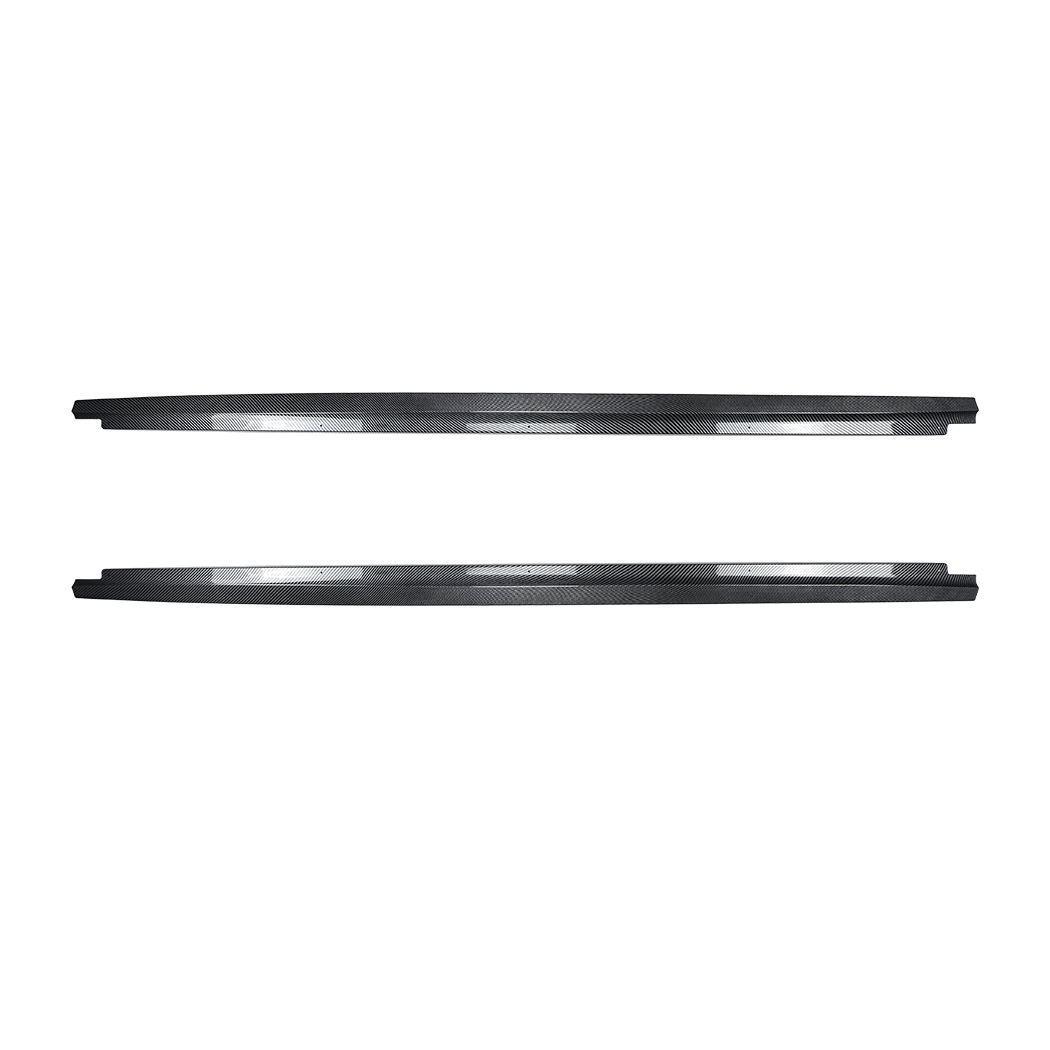 AMP-Z Side Skirt Rocker Panel Splitter Lip For BMW 5 Series E60 E61 M Sport M5 2005-2010