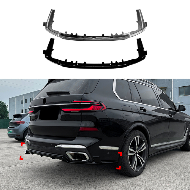 AMP-Z Rear Bumper Spoiler Lip For BMW X7 G07 M Sport 2019+
