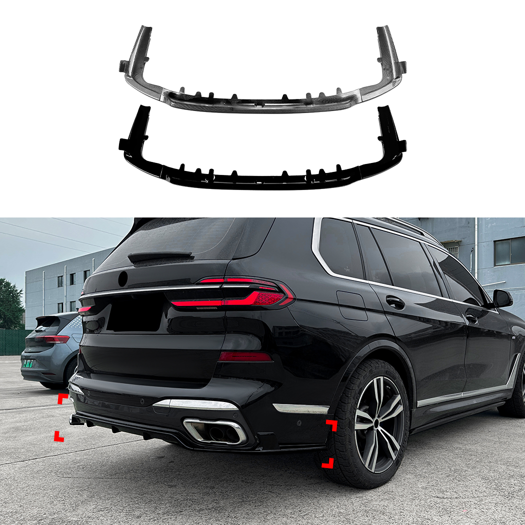 AMP-Z Rear Bumper Spoiler Lip For BMW X7 G07 M Sport 2019+