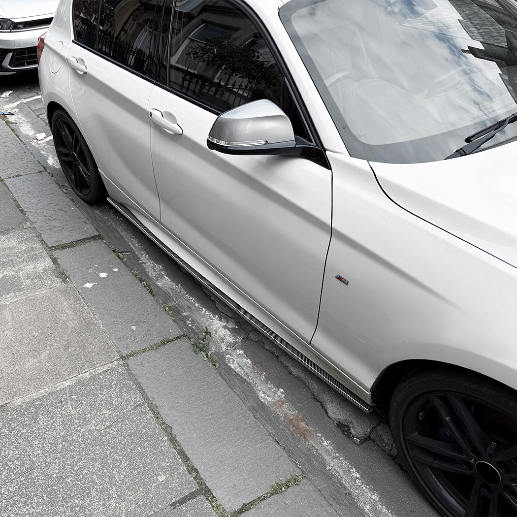 AMP-Z Side Skirt Rocker Panel Splitter Lip For BMW 1 Series F20 F21 M Sport 2011-2019