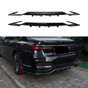 AMP-Z Rear Bumper Spoiler Lip For BMW 7 Series G11 G12 facelift M Sport 2019-2022