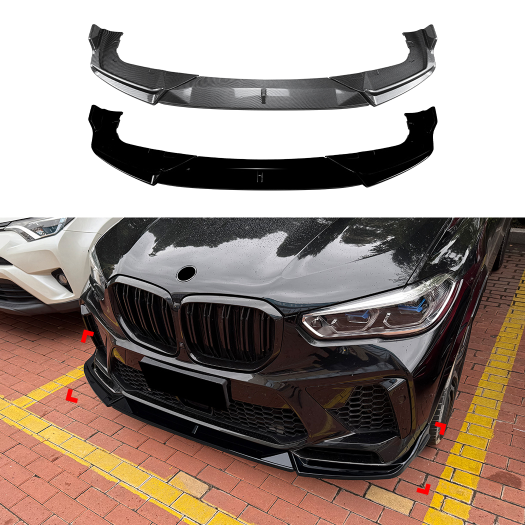 AMP-Z Front Bumper Lip Splitter For BMW X5M F95 Pre-facelift 2020-2023