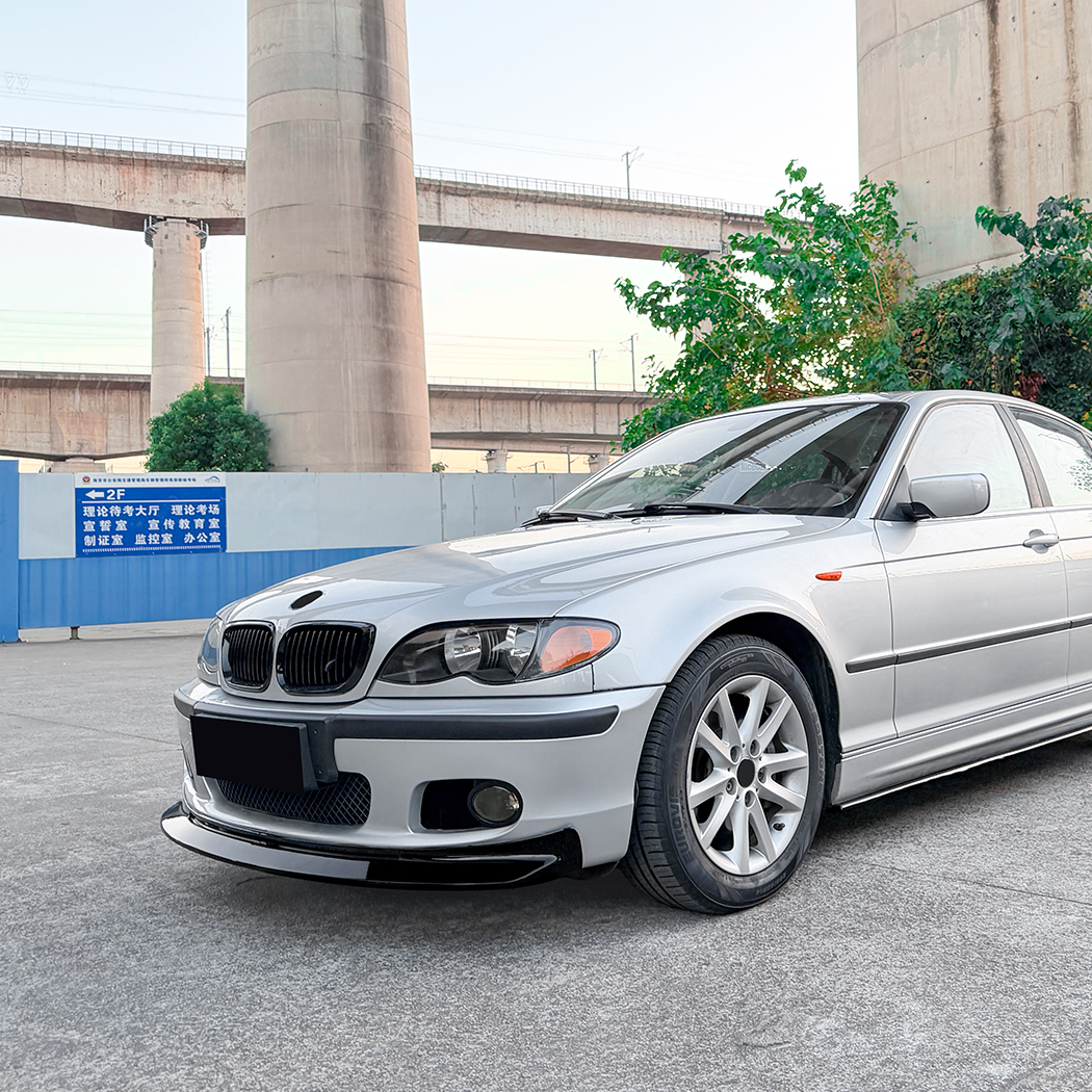AMP-Z Front Bumper Lip Splitter For BMW 3 Series E46 M Sport 2-Doors/4-Doors 1998-2005