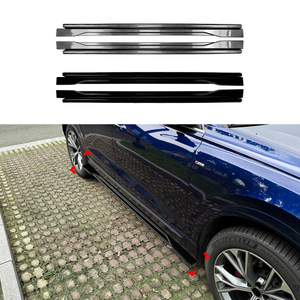 AMP-Z Side Skirt Rocker Panel Splitter Lip For Audi Q8 SQ8 2019+