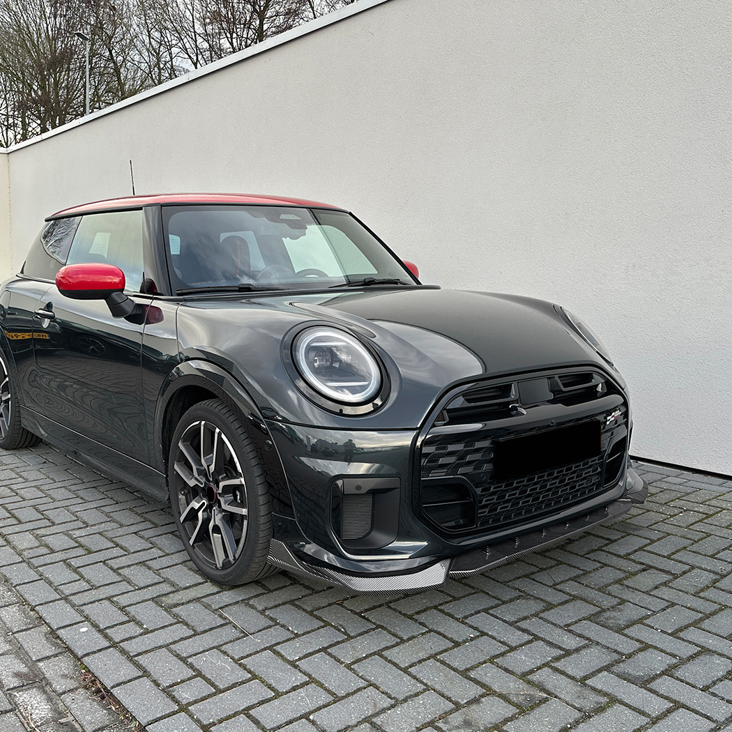 AMP-Z Front Bumper Lip Splitter For BMW Mini Cooper JCW F65 F66 F67 2024+