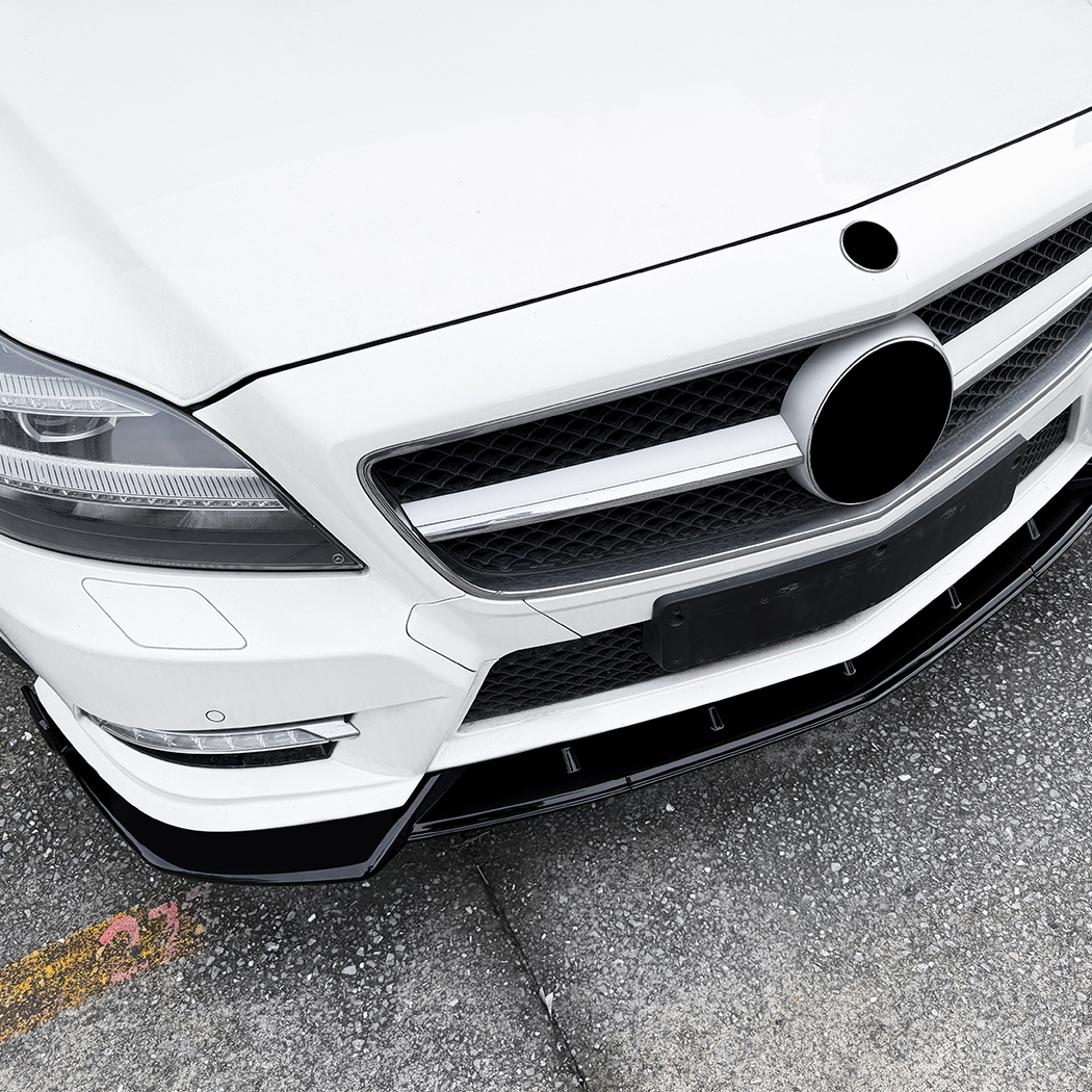 AMP-Z Front Bumper Lip Splitter For Mercedes Benz CLS Class C218 Pre-Facelift AMG-Line 2011-2013