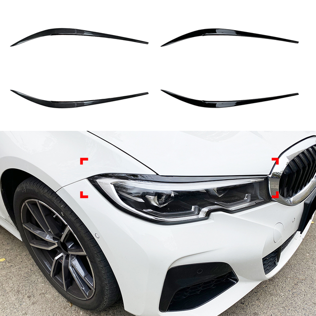 ملصق جفون الحواجب الأمامية AMP-Z لـ BMW 3 Series G20 2019-2022