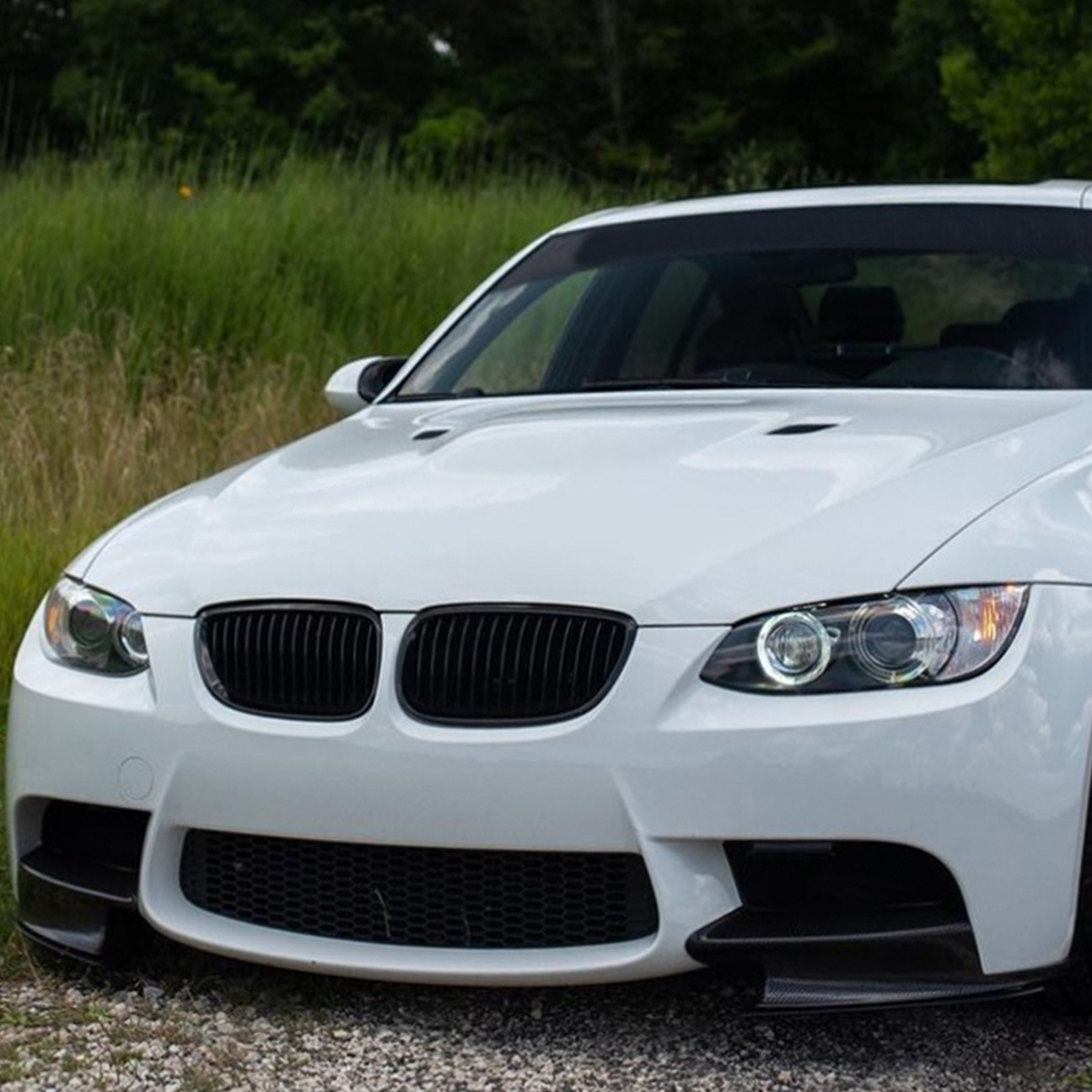 AMP-Z Front Side Splitter Sticker For BMW 3 Serise E90 E91 E92 E93 M3 2007-2013