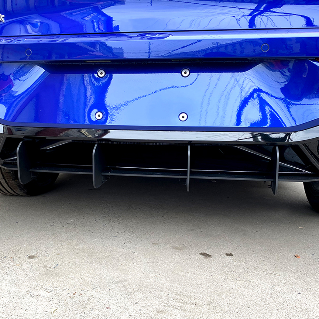 AMP-Z Rear Bumper Short Spoiler Diffuser Valance Lip For Volkswagen VW Golf MK8 2020+